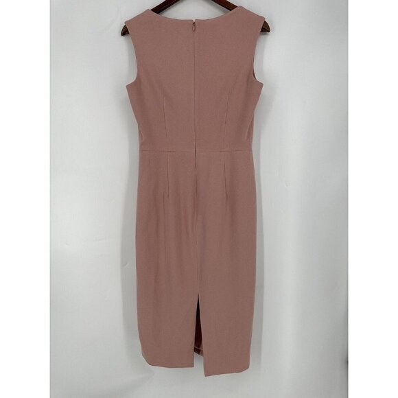 Dress The Population Elle Sheath Dress In Blush Size M $168 READ - Picture 5 of 10